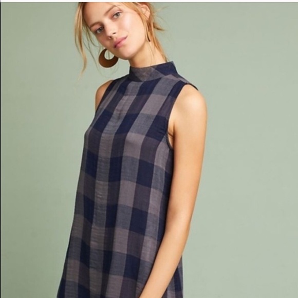 cloth & stone Dresses & Skirts - Cloth and Stone Plaid Swing Dress